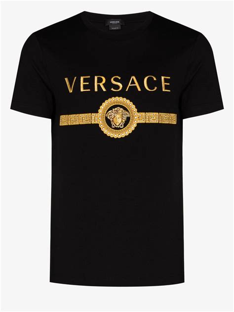 versace clothes logo|versace graphic t shirts.